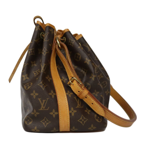 c21 6533 5 Louis Vuitton Petit Noe Shoulder Bag Monogram Canvas Brown