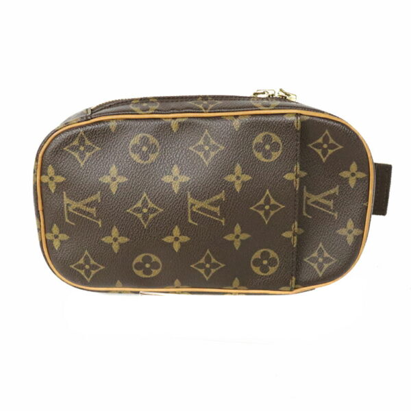 c21 6640 1 Louis Vuitton Pochette Ganju Shoulder Body Bag Monogram Canvas Brown