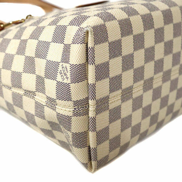 c21 6648 5 Louis Vuitton Jena PM Tote Bag Damier Canvas White