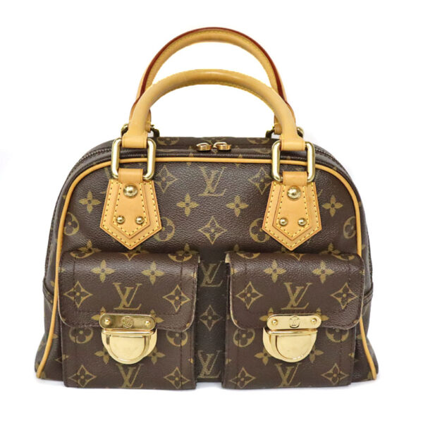 c21 6901 2 Louis Vuitton Manhattan PM Handbag Monogram Canvas Brown