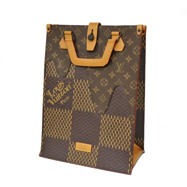 c21 7086 1 Louis Vuitton Nigo Mini Tote Bag 2WAY Damier Giant Brown