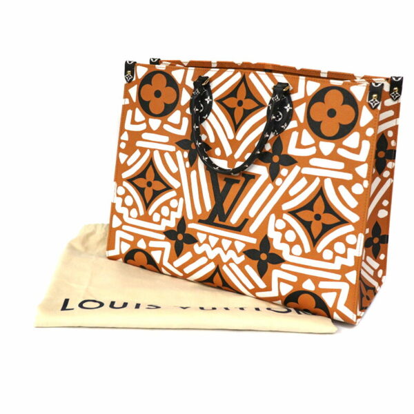 c21 7167 11 Louis Vuitton On the Go GM Tote Bag Giant Crème Caramel