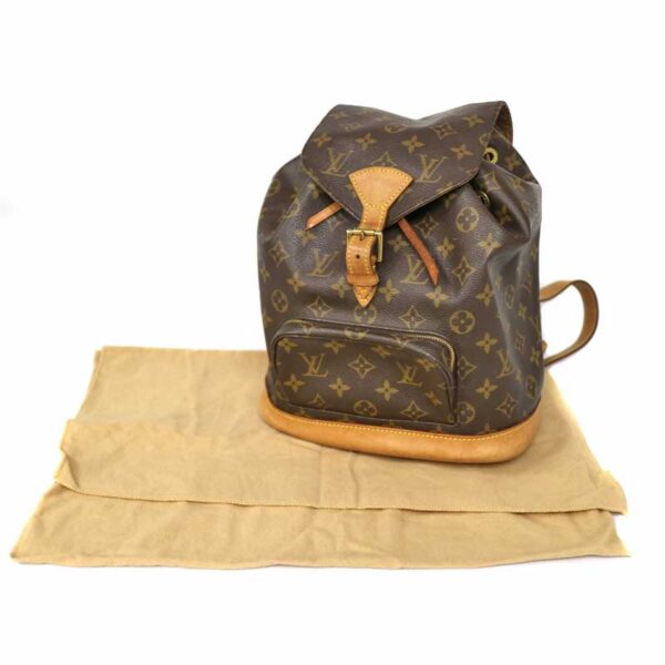 c21 940 12 Louis Vuitton Monsouris MM Backpack Monogram Canvas Brown