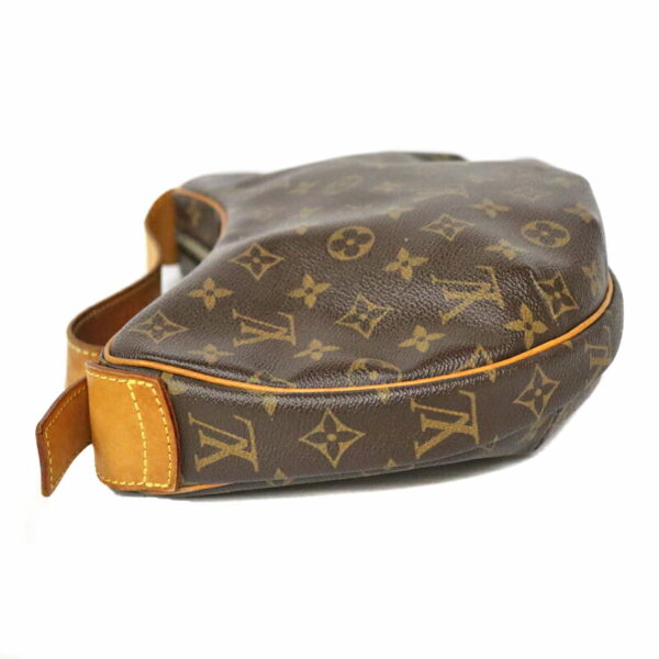 c22 1306 3 Louis Vuitton Croissant MM Shoulder Bag Monogram Brown