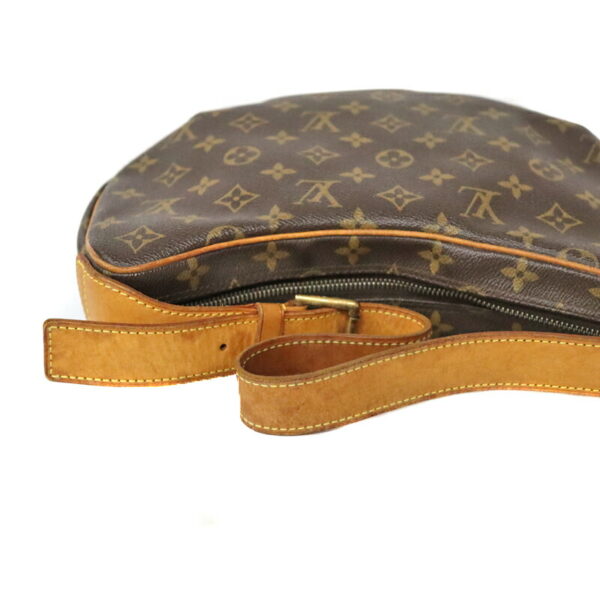 c22 1306 9 Louis Vuitton Croissant MM Shoulder Bag Monogram Brown