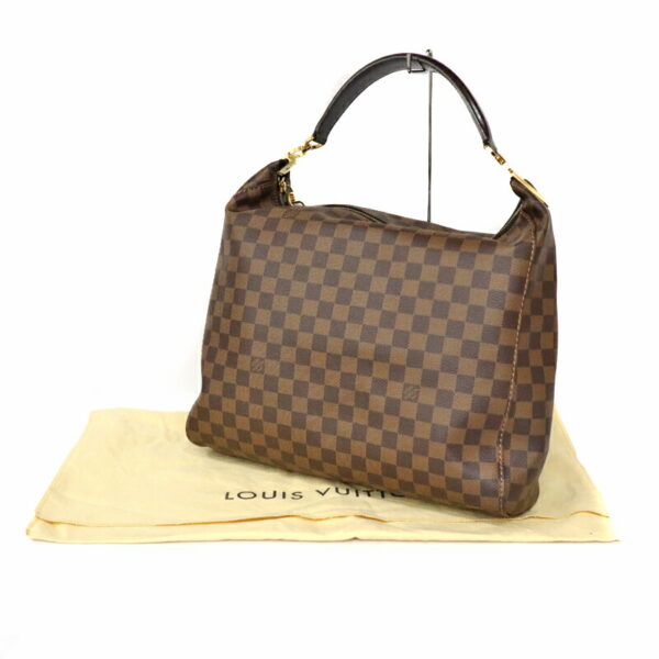 c22 1499 13 Louis Vuitton Portobello GM Shoulder Bag Damier Canvas Ebene Brown