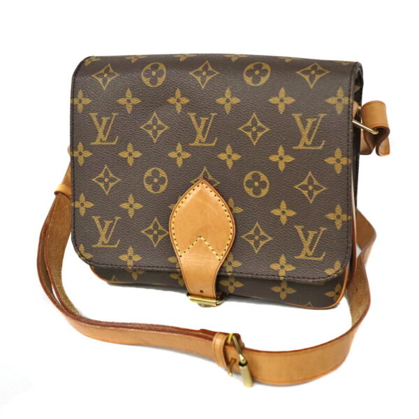 c22 1528 1 Louis Vuitton Cartesier 22 Shoulder Bag Monogram Canvas Brown