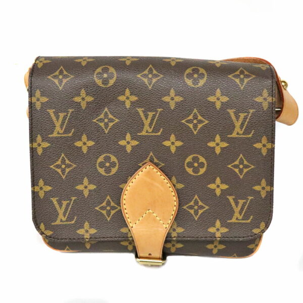 c22 1528 3 Louis Vuitton Cartesier 22 Shoulder Bag Monogram Canvas Brown