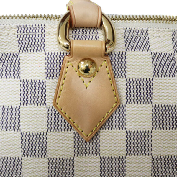 c22 1623 12 Louis Vuitton Saleya PM Handbag Damier Azur White