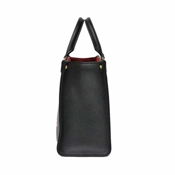 c22 1893 3 Louis Vuitton On the Go PM Tote Bag Leather Black