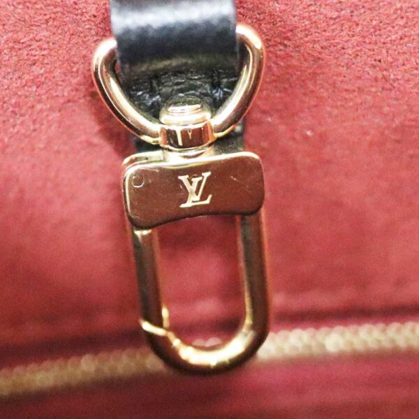 c22 1893 9 Louis Vuitton On the Go PM Tote Bag Leather Black