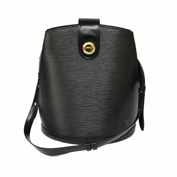 c22 1902 1 Louis Vuitton Cluny Shoulder Bag Epi Black