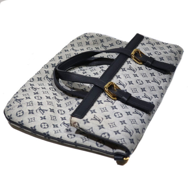 c22 2083 5 Louis Vuitton Francoise Tote Bag Handbag Monogram Mini Blue