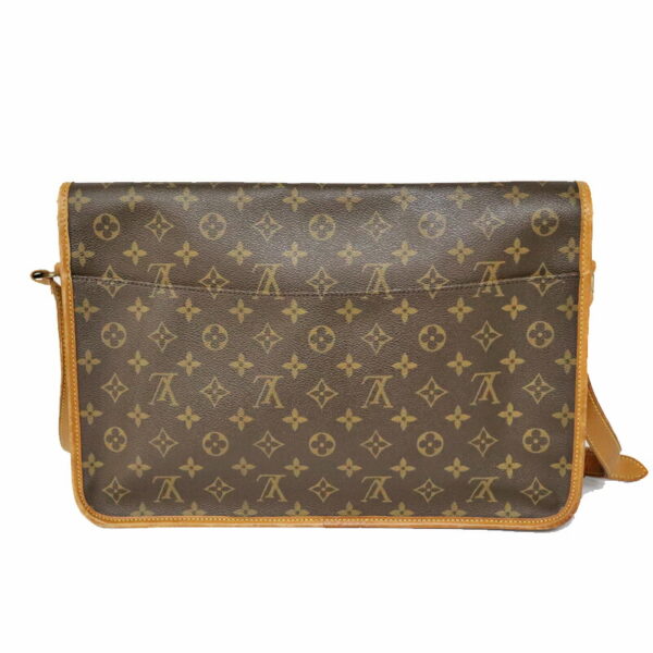 c22 2165 2 Louis Vuitton Gibessière GM Shoulder Bag Monogram Brown