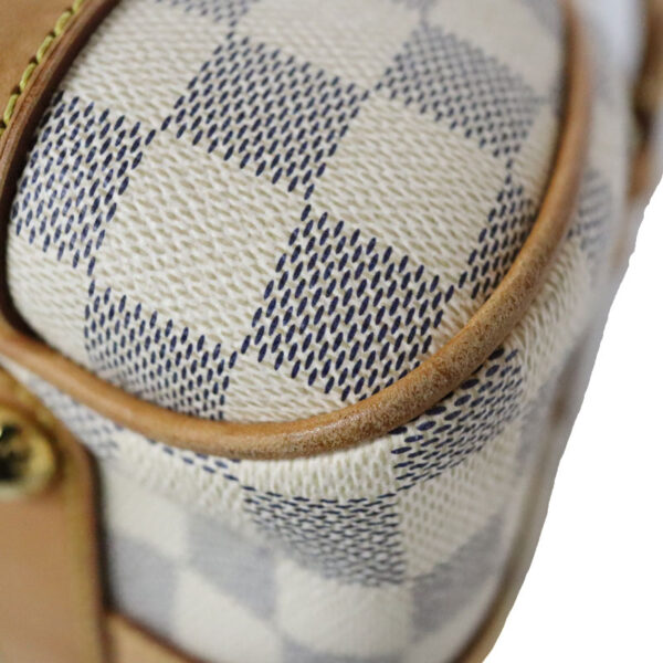 c22 2183 10 Louis Vuitton Stresa PM Shoulder Bag Damier Azur White