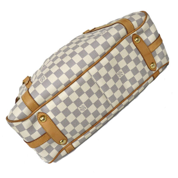 c22 2183 5 Louis Vuitton Stresa PM Shoulder Bag Damier Azur White