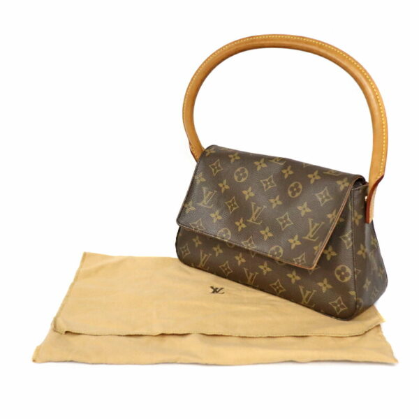 c22 2223 10 Louis Vuitton Mini Looping Handbag Monogram Brown