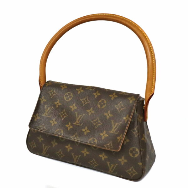 c22 2223 2 Louis Vuitton Mini Looping Handbag Monogram Brown