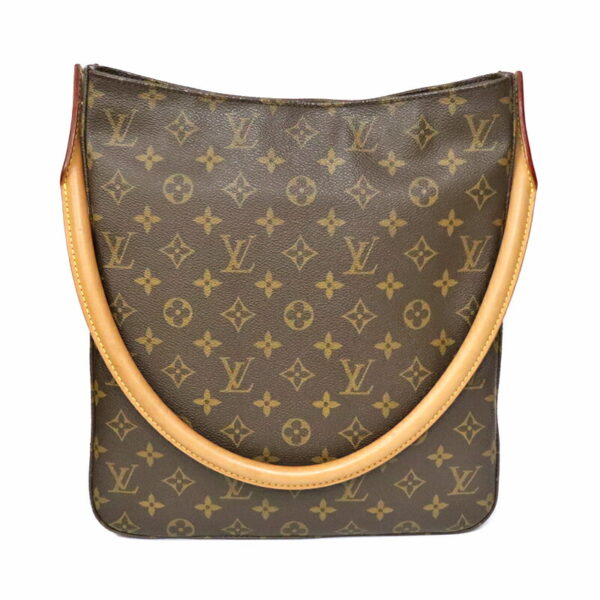 c22 2225 1 Louis Vuitton Mini Looping GM Handbag Monogram Brown