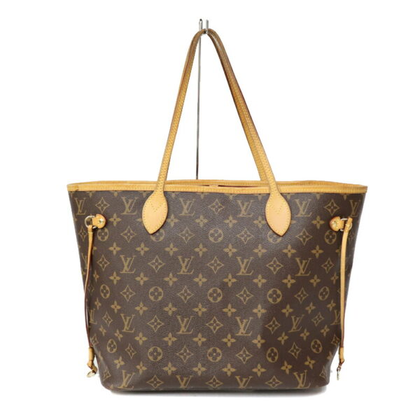 c22 2496 2 Louis Vuitton Neverfull MM Handbag Monogram Canvas Brown Pink