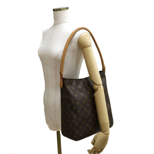 c22 2705 9 Louis Vuitton Looping GM Handbag Monogram Brown