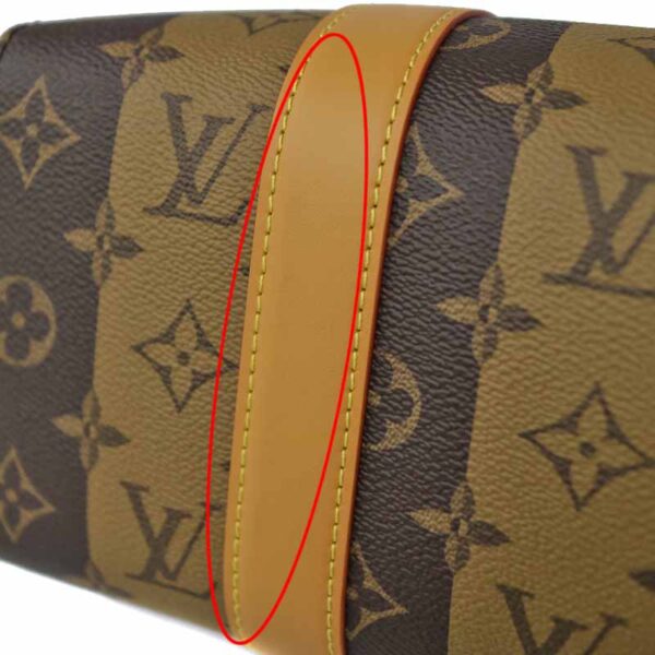 c22 2826 8 Louis Vuitton NIGO City Keepall Shoulder Bag Monogram Striped Canvas Brown