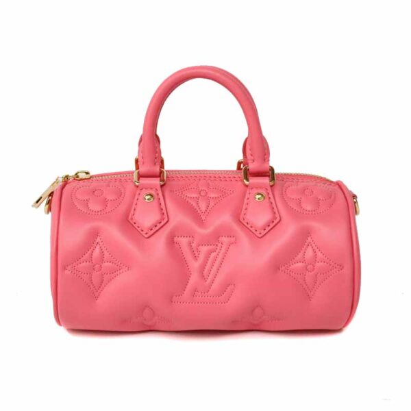 c22 3001 1 Louis Vuitton Papillon BB Handbag Calf Leather Dragon Fruit Pink