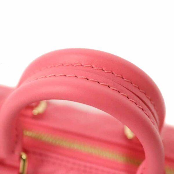 c22 3001 5 Louis Vuitton Papillon BB Handbag Calf Leather Dragon Fruit Pink