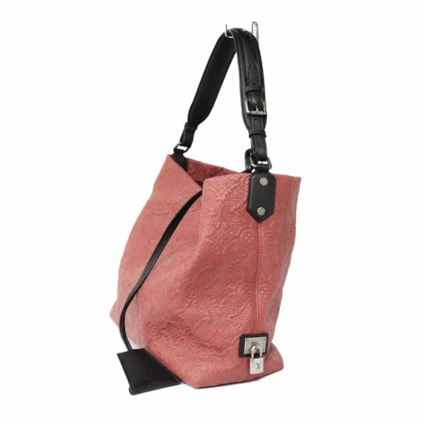 c22 3018 2 Louis Vuitton Hobo PM Shoulder Bag Antia Lambskin Pink