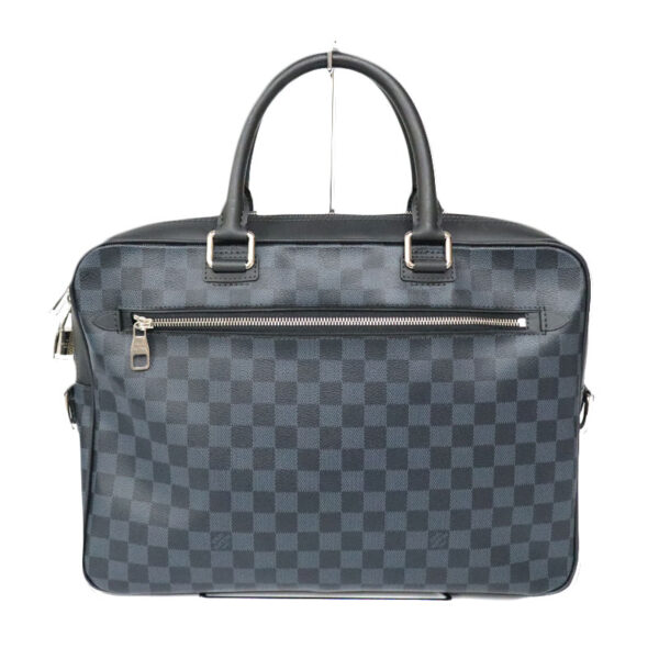 c22 3304 2 Louis Vuitton Porte Document Business Bag Damier Cobalt Blue