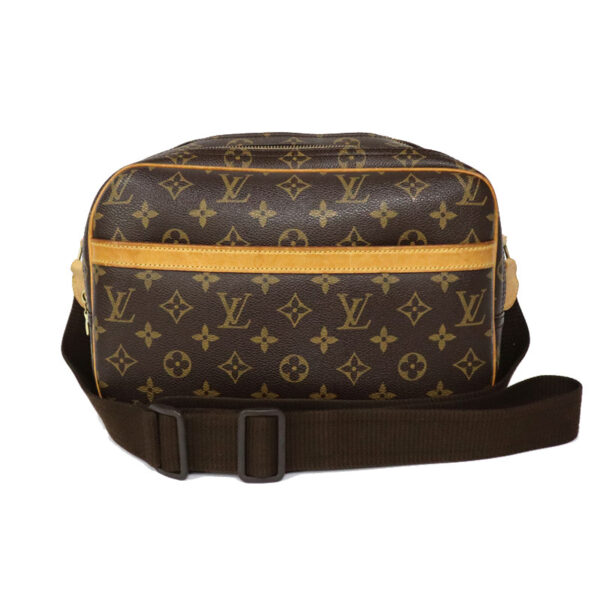 c22 3305 1 Louis Vuitton Reporter Shoulder Bag Monogram Canvas Brown