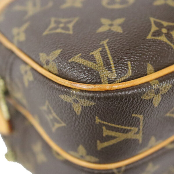 c22 3305 13 Louis Vuitton Reporter Shoulder Bag Monogram Canvas Brown