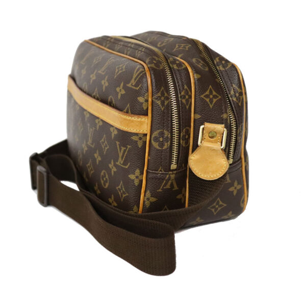 c22 3305 2 Louis Vuitton Reporter Shoulder Bag Monogram Canvas Brown