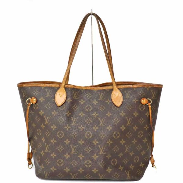 c22 3325 2 Louis Vuitton Neverfull MM Tote Bag Monogram Canvas Brown