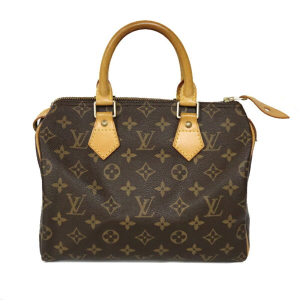 c22 337 1 Louis Vuitton Speedy 25 Handbag Monogram Canvas Brown