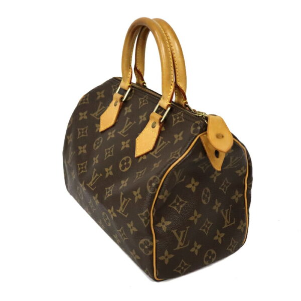 c22 337 3 Louis Vuitton Speedy 25 Handbag Monogram Canvas Brown