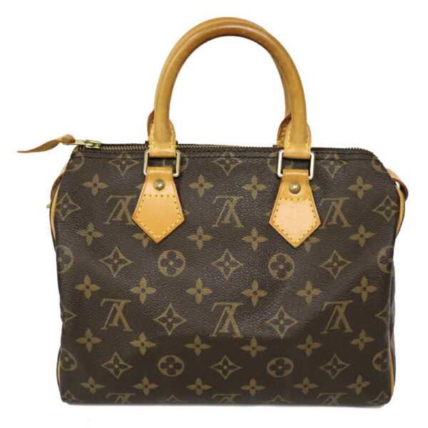 c22 337 4 Louis Vuitton Speedy 25 Handbag Monogram Canvas Brown