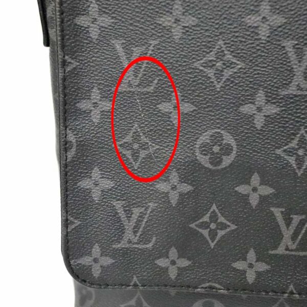 c22 3798 17 Louis Vuitton District MM Shoulder Bag Monogram Eclipse Gray