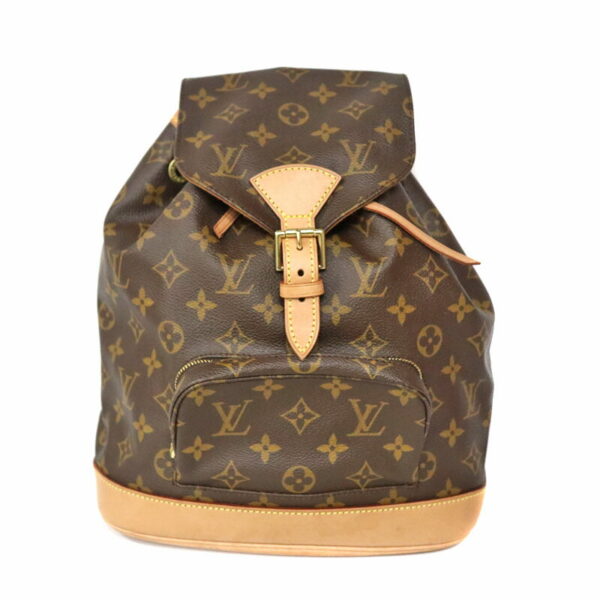 c22 4565 1 Louis Vuitton Monsouris MM Backpack Monogram Canvas Brown