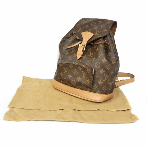 c22 4565 18 Louis Vuitton Monsouris MM Backpack Monogram Canvas Brown