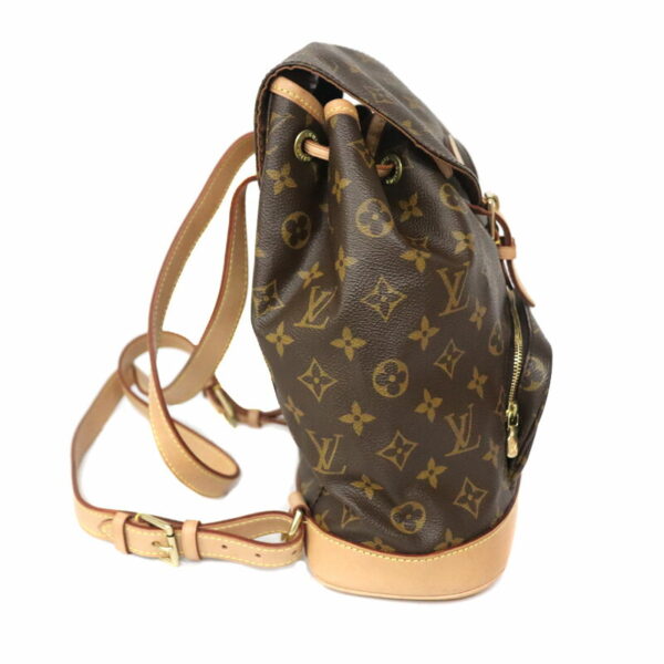 c22 4565 3 Louis Vuitton Monsouris MM Backpack Monogram Canvas Brown