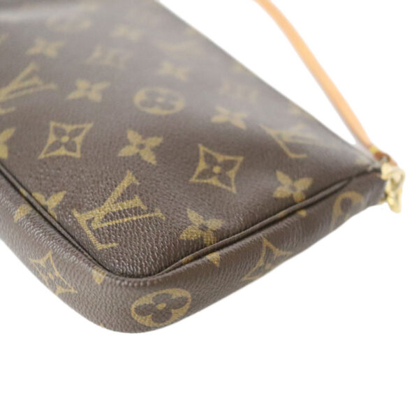 c22 4591 3 Louis Vuitton Pochette Accessoire Pouch Monogram Canvas Brown