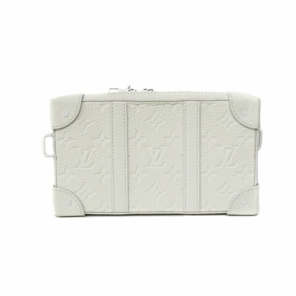 c22 4945 4 Louis Vuitton Soft Trunk Clutch Taurillon Clemence Leather Ivory