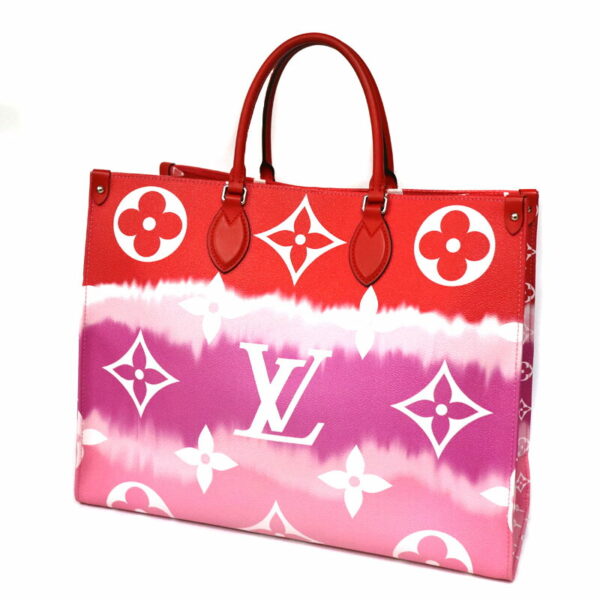 c22 4949 1 Louis Vuitton On the Go GM Tote Bag Monogram Escale Rouge