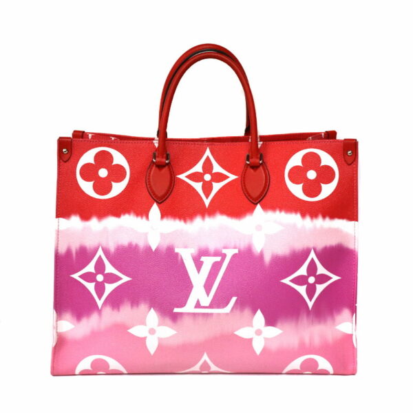 c22 4949 2 Louis Vuitton On the Go GM Tote Bag Monogram Escale Rouge