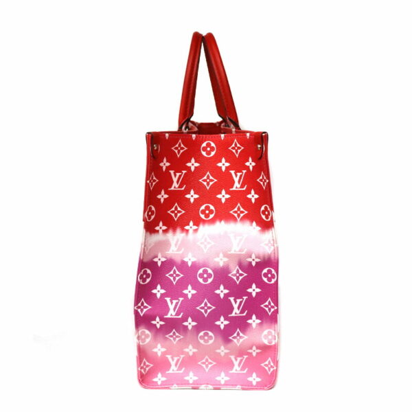 c22 4949 3 Louis Vuitton On the Go GM Tote Bag Monogram Escale Rouge