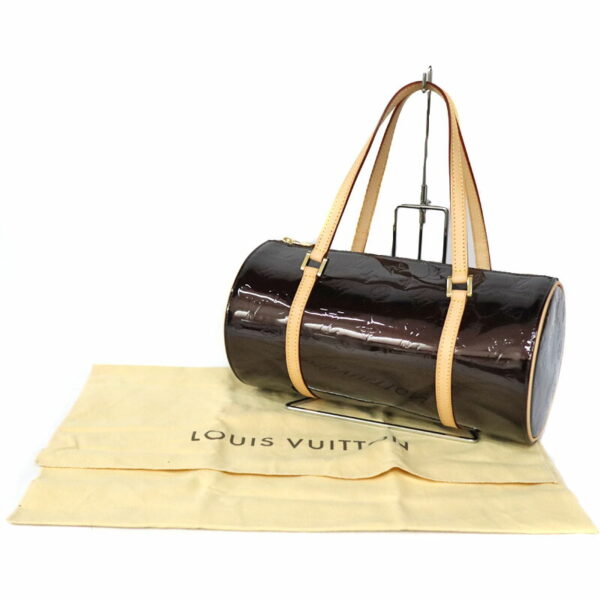 c22 4971 12 Louis Vuitton Bedford Bag Vernis Amarant Brown