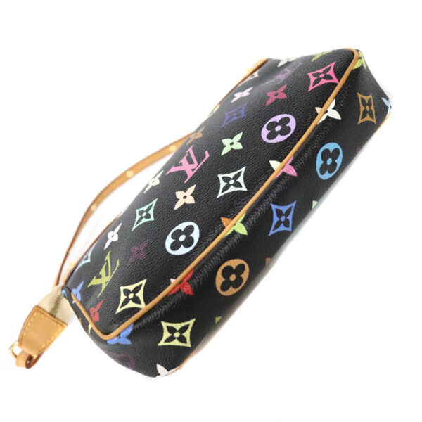 c22 5082 5 Louis Vuitton Accessory Pouch Monogram Multicolor Noir Black