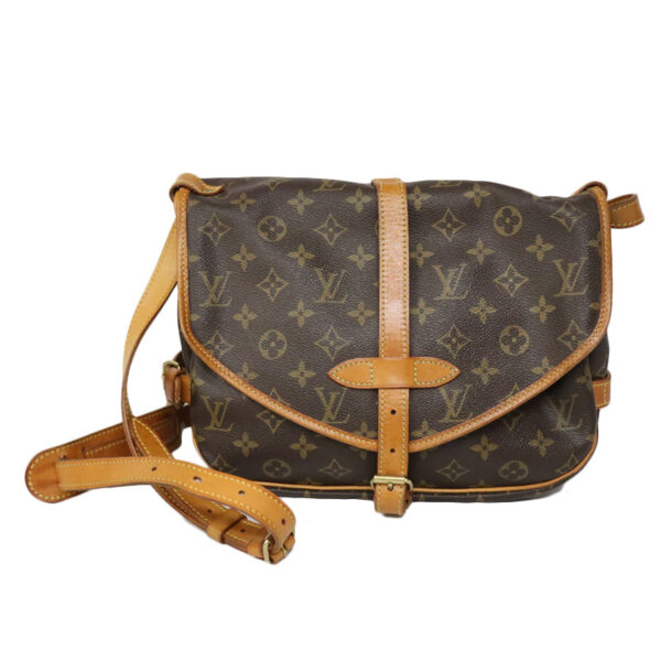 c22 5299 1 Louis Vuitton Saumur 30 Shoulder Bag Monogram Canvas Brown