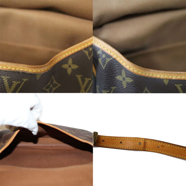 c22 5299 14 Louis Vuitton Saumur 30 Shoulder Bag Monogram Canvas Brown